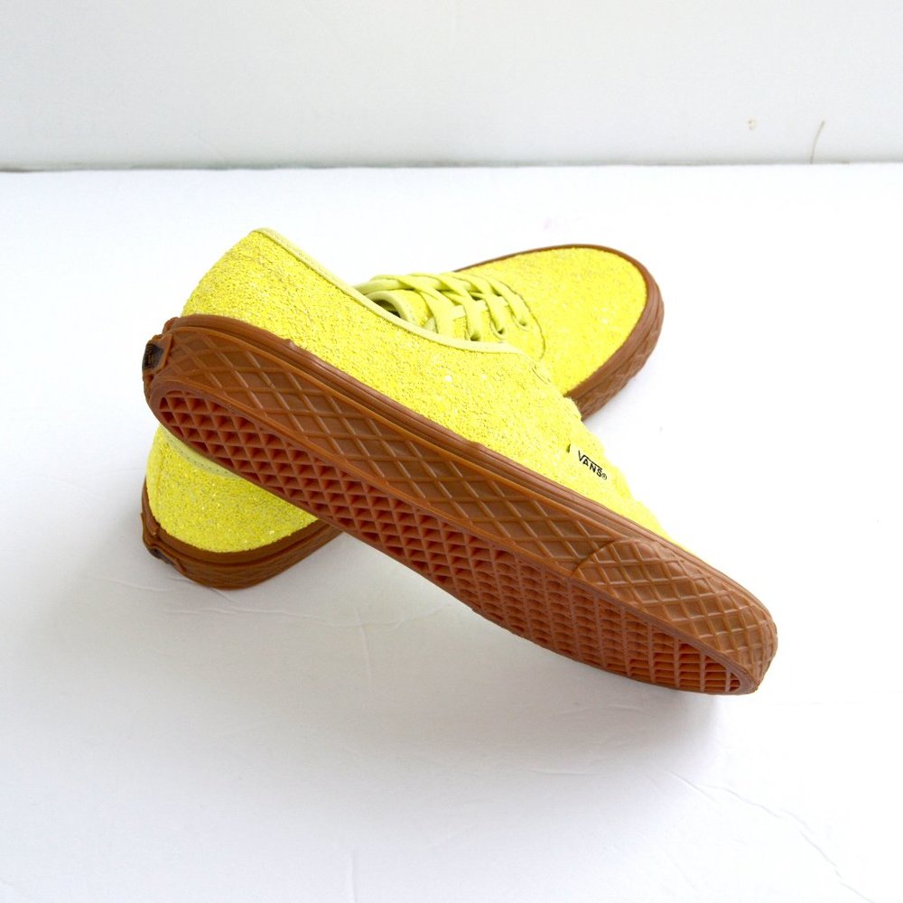Vans ice cream glitter yellow sneaker shoes